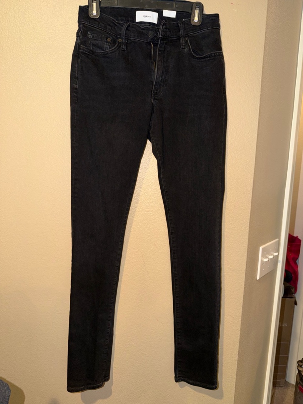 Ovadia & Sons Black Skinny Jeans